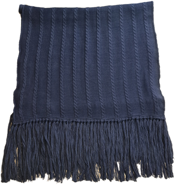 Navy Blue Scarf